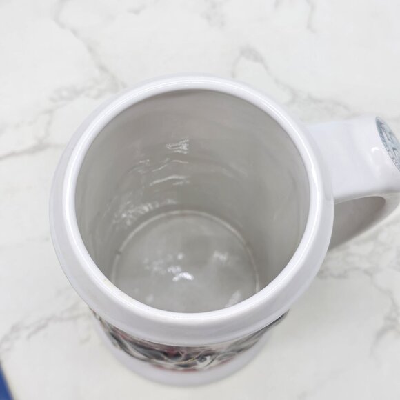 BUDWEISER Holiday Beer Stein 25th Anniversary 2004 CLYDESDALE Horse with COA New - Picture 6 of 16